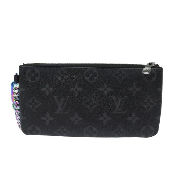 Louis Vuitton Monogram Eclipse Fragment Phone Pouch - Picture 3 of 13